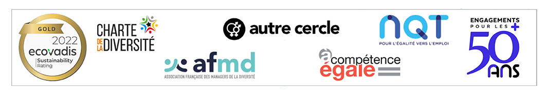 Logos pour partenariats diversité et inclusion